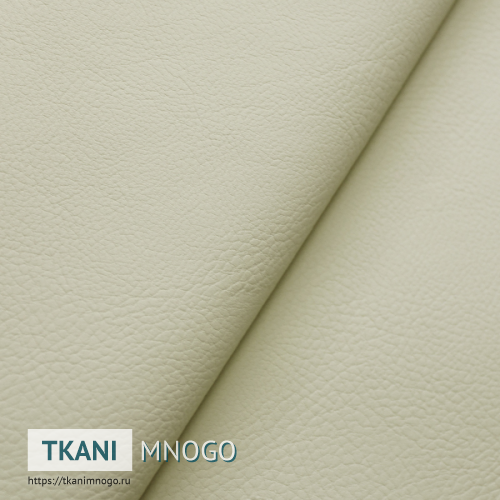Фото обивочной ткани Экокожа 106 бежевый крупным планом