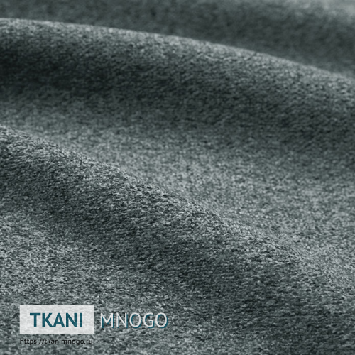 Фото обивки велюра “Cf2504-10” (однотонный серый)