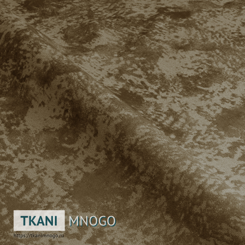 Фото материала велюра “Bars-6” (однотонный, узор коричневый)