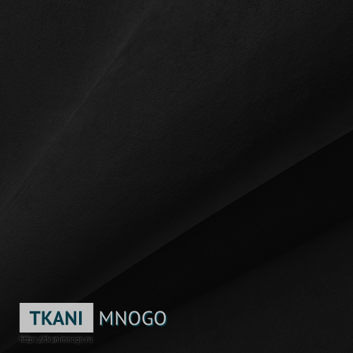 Фото ткани велюра “AY1-68B” (однотонный черный)