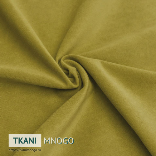 Фото материала велюра “18” (однотонный желтый)