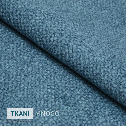 Фото обивки велюра “75” (узор голубой)