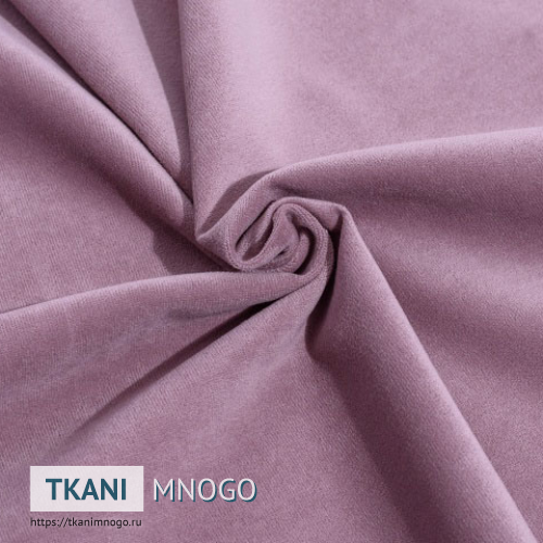 Фото материала велюра “П-14” (однотонный розовый)