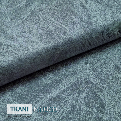 Фото ткани 9 - серый однотонный. Производитель Китай. Замша крупным планом.